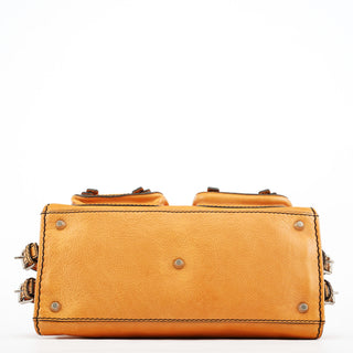 Tan Leather Edith Tote Bag