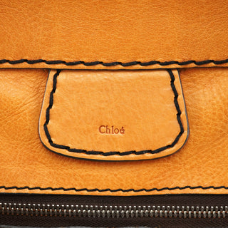 Tan Leather Edith Tote Bag