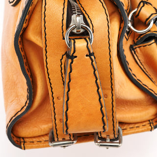 Tan Leather Edith Tote Bag