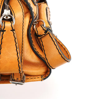 Tan Leather Edith Tote Bag