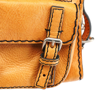 Tan Leather Edith Tote Bag