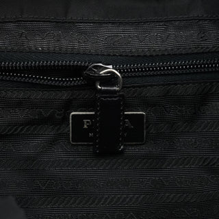B2811F Black Tessuto Vela Nylon Backpack