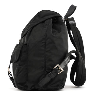 B2811F Black Tessuto Vela Nylon Backpack