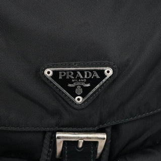 B2811F Black Tessuto Vela Nylon Backpack