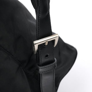 B2811F Black Tessuto Vela Nylon Backpack