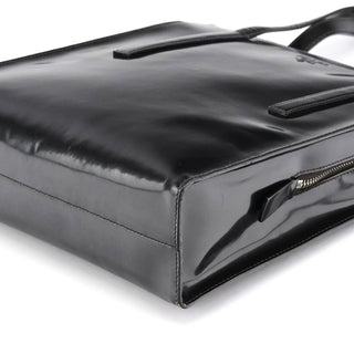 B6012 Dark Brown Spazzolato Sport Tote Bag