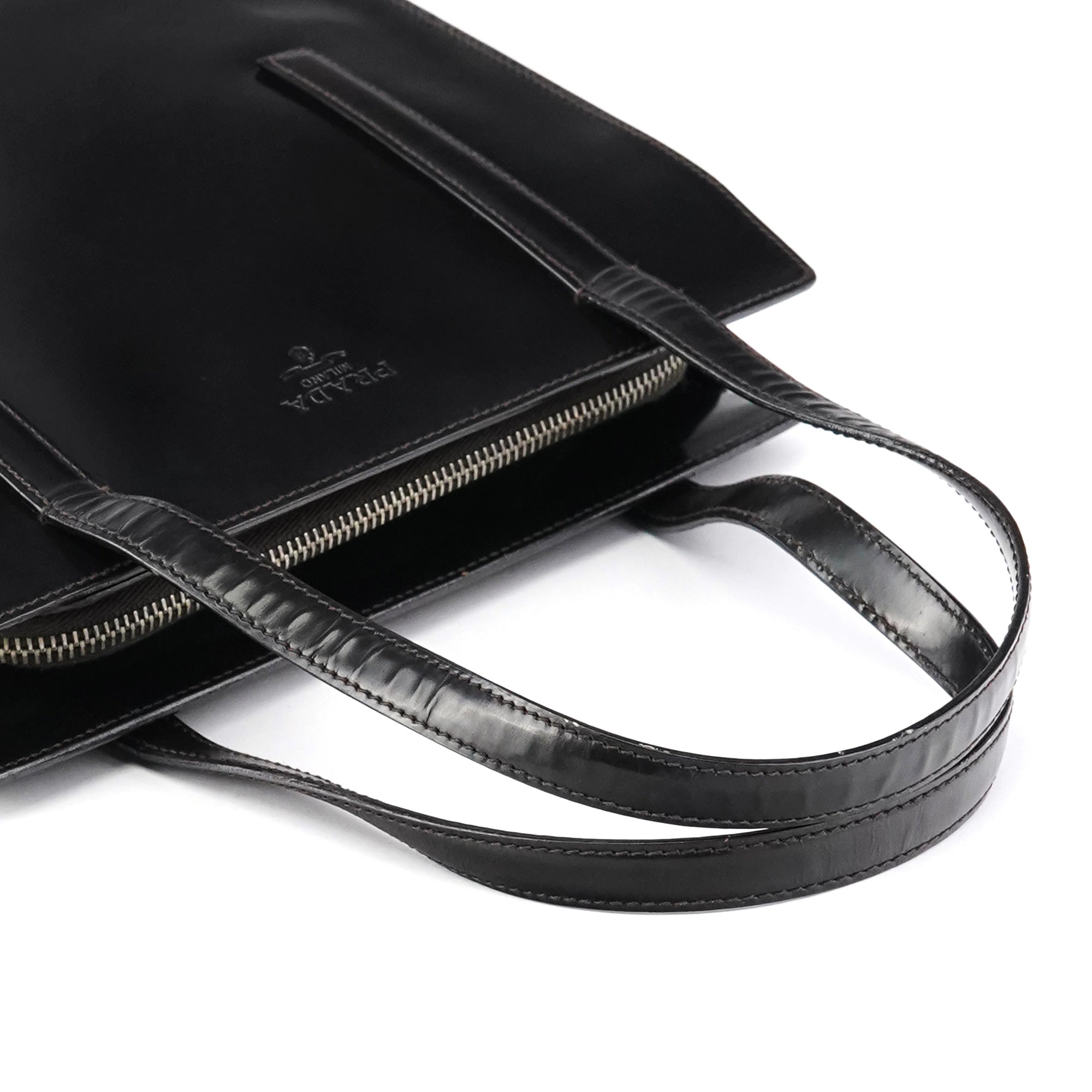 Prada B6012 Dark Brown Spazzolato Tote Bag – Rediscover Vintage