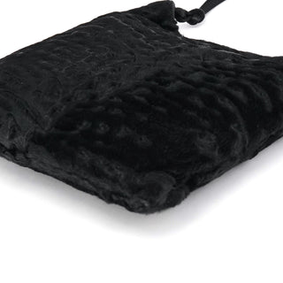B8661 Black Breitschwanz Fur Mini Bag