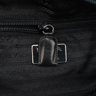 Black Tessuto Nappa Nylon Tote Bag