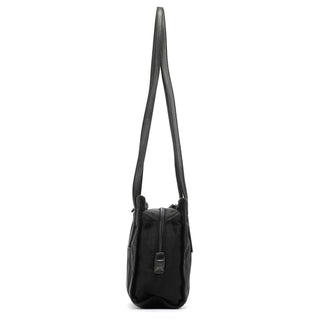 Black Tessuto Nappa Nylon Tote Bag