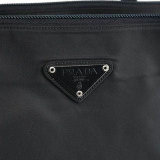 Black Tessuto Nappa Nylon Tote Bag