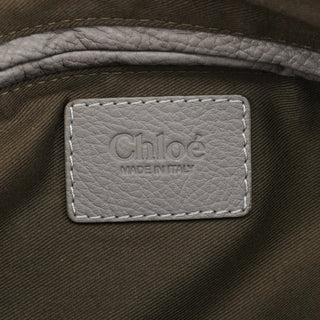Grey Leather Marcie 2-Way Bag