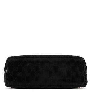 1997 Black GG Velvet Shoulder Bag