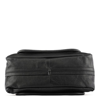Black Leather Paraty 2-Way Bag