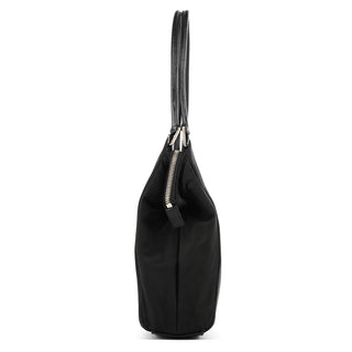 Black Tessuto Chic Nylon Shoulder Bag