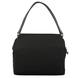 Black Tessuto Chic Nylon Shoulder Bag