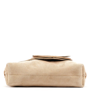 2002 Beige Suede Heart Crossbody Bag