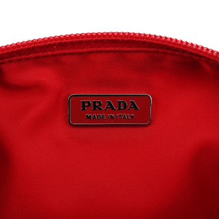 Red Tessuto Nylon Mini Hobo Bag