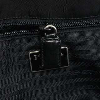 1995 Black Tessuto Nappa Nylon Tote Bag