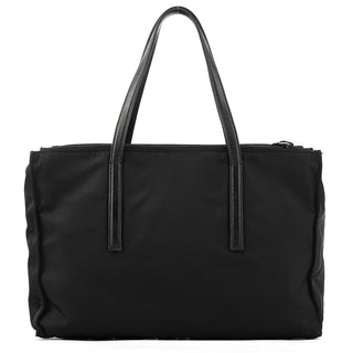 1995 Black Tessuto Nappa Nylon Tote Bag
