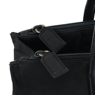1995 Black Tessuto Nappa Nylon Tote Bag