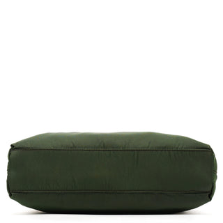 B6243 Green Tessuto City Nylon Tote Bag