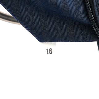 Navy Tessuto Metal Nylon Tote Bag