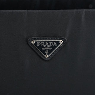 Navy Tessuto Metal Nylon Tote Bag