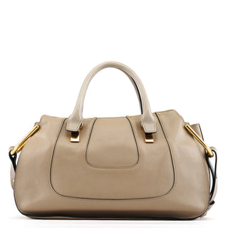 Grey Leather Suede Hayley 2-Way Bag