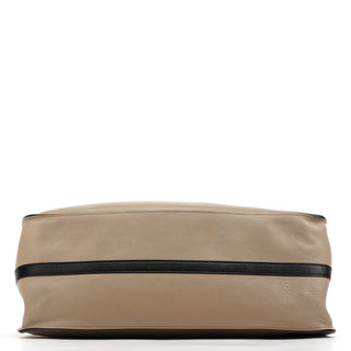 Grey Leather Suede Hayley 2-Way Bag