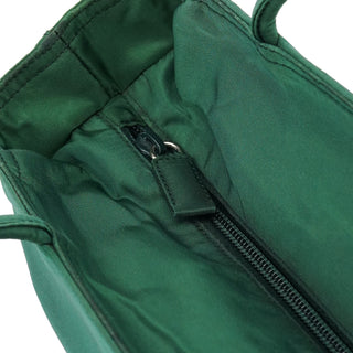 Green Tessuto City Nylon Tote Bag