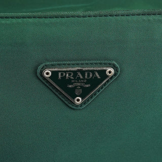 Green Tessuto City Nylon Tote Bag