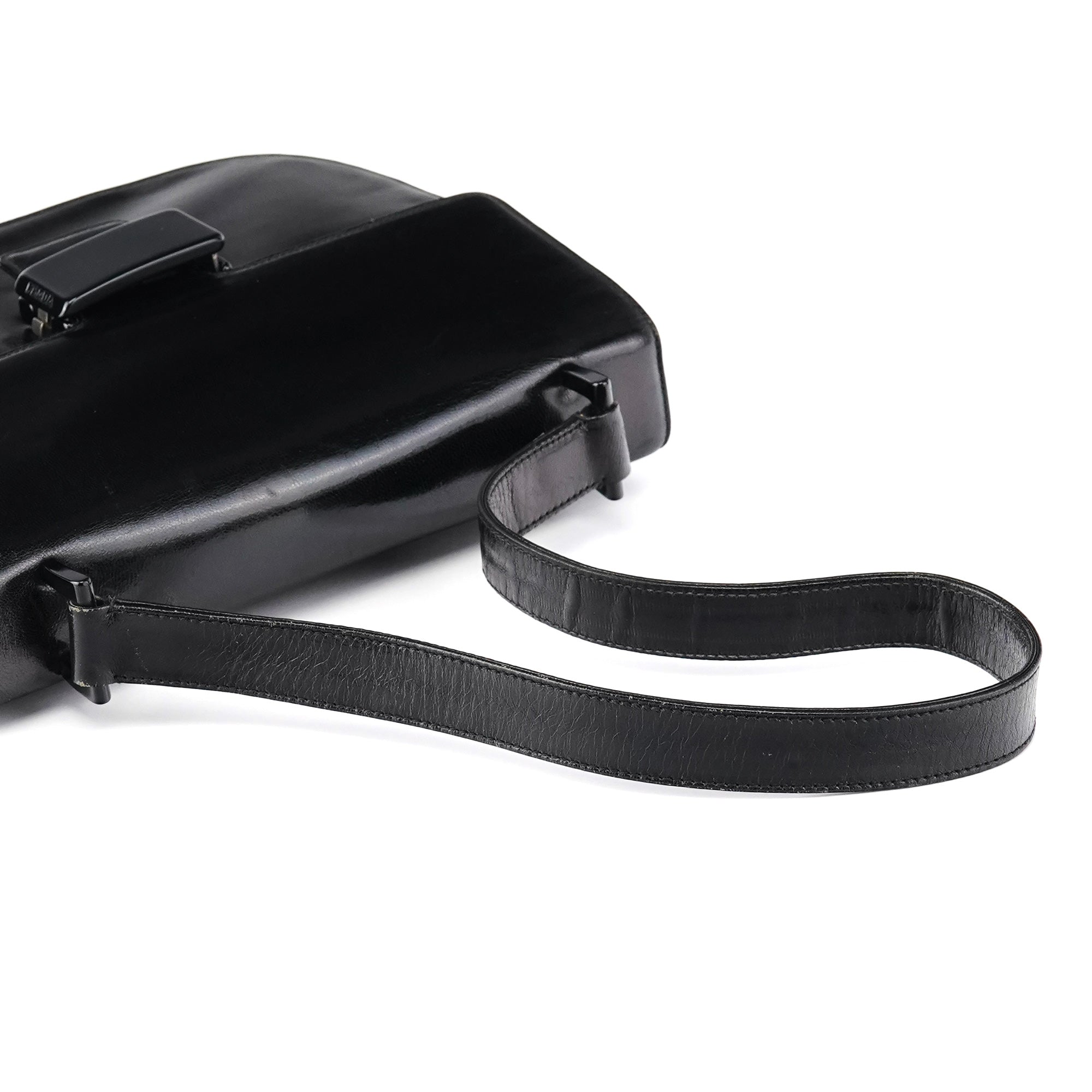 Prada 1996 Black Vitello Swing Shoulder Bag – Rediscover Vintage