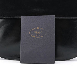 1996 Black Vitello Swing Shoulder Bag
