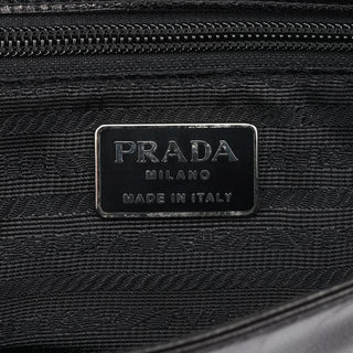 1996 Black Vitello Swing Shoulder Bag