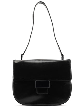 1996 Black Vitello Swing Shoulder Bag