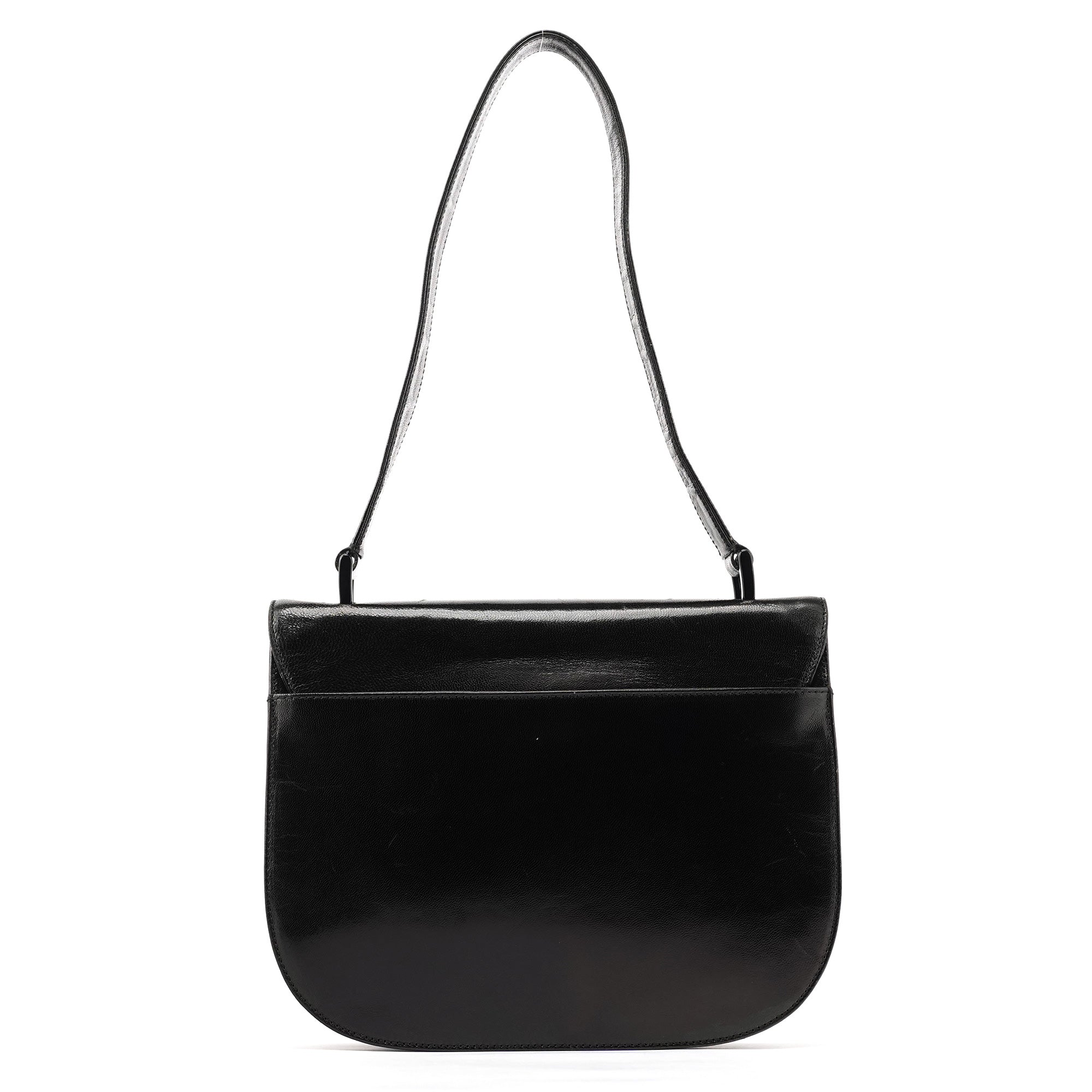 Prada 1996 Black Vitello Swing Shoulder Bag – Rediscover Vintage