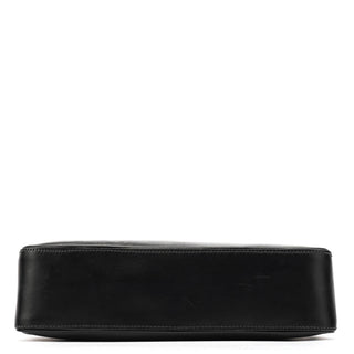 106383 Black Leather Hobo Shoulder Bag