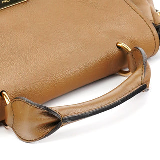 Light Brown Leather Elsie 2-Way Bag
