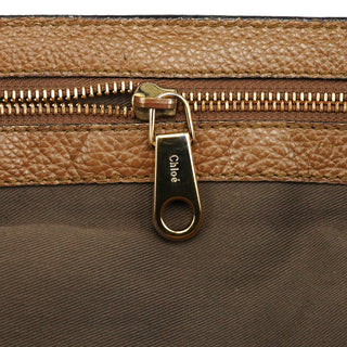 Light Brown Leather Elsie 2-Way Bag