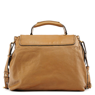 Light Brown Leather Elsie 2-Way Bag
