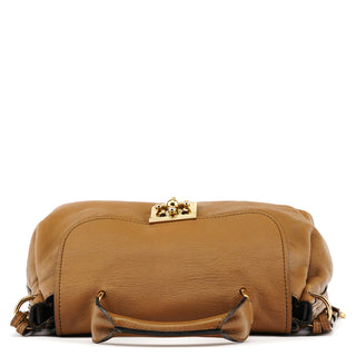 Light Brown Leather Elsie 2-Way Bag