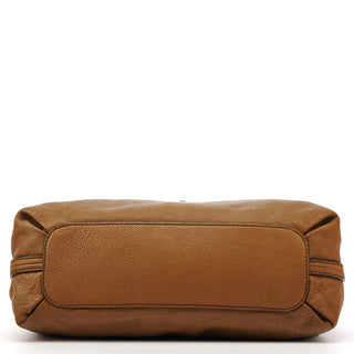 Light Brown Leather Elsie 2-Way Bag
