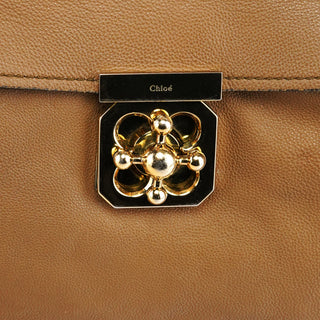 Light Brown Leather Elsie 2-Way Bag
