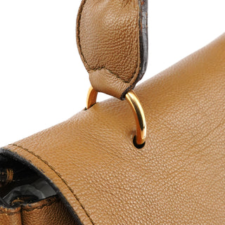Light Brown Leather Elsie 2-Way Bag