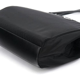 Black Tessuto Chic Nylon Shoulder Bag