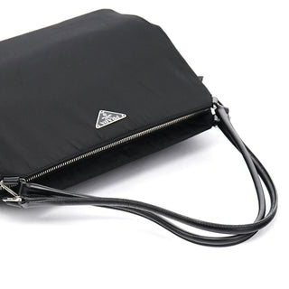 Black Tessuto Chic Nylon Shoulder Bag