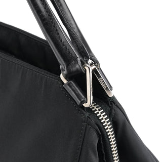 Black Tessuto Chic Nylon Shoulder Bag
