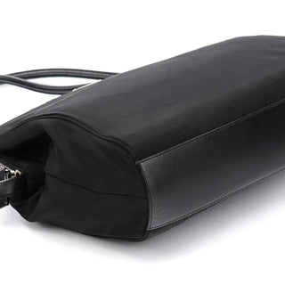 Black Tessuto Chic Nylon Shoulder Bag
