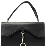 Prada Black Leather Top Handle Bag